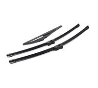 Car Accessories Compatible With Peugeot For 308 308SW T7 2007 2008 2009 2010 2011 2012 2013 3Pcs Windshield Windscreen Wiper Set Front Rear Window Wipers Kit