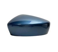 Car Accessories Exterior Rearview Mirror Cover Side Mirrors Housing Shell Color Painted For Mazda 6 For Atenza 2018 2019 2020 2021(1pcs blue left)