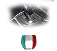 Car Accessories For Alfa For Romeo For Giulia 2017-2020 Gear Shift Panel Cover Steering Wheel Sticker Real Carbon Fiber Decoration