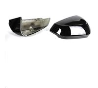 Car accessories For Audi For Q2 2017 2018 2019 2020 2021 2022 2023 2024 Black Side Door Wing Mirror Cover Caps Housing Carbon Fiber Cap(Glossy Black)