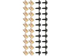 Car Accessories For BMW 3er E21/E30/E36/E46/E90 40xU Nut Screw Fastener Undertray Sheet Metal Clip Fixing Engine Guard Washers Car Body Fender Bumper Screws