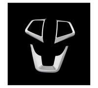 Car Accessories For Hyundai For Creta For Ix25 2015-2018 ABS Chrome Car Steering Wheel Panel Cover Trim Sticker Accessories Decoration(Silver 3pcs)