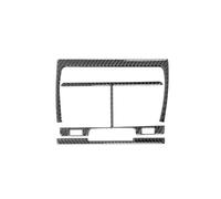 Car Accessories for Q7 2007-2015 Carbon Fiber Black Stickers Car Interior Decorative Auto Accessories Vehicle Interior(Center air Vent)