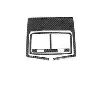 Car Accessories for Q7 2007-2015 Carbon Fiber Black Stickers Car Interior Decorative Auto Accessories Vehicle Interior(Rear air Vent)