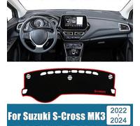 Car Accessories For Suzuki S-Cross MK3 2022 2023 2024 Dashboard Cover Avoid Light Pad Sun Shade Case Anti-UV Carpet Non-Slip Mat A Black Side RHD