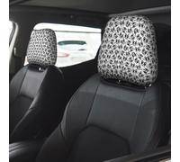 Car Accessories for Women Men, Headrest Covers for Cars 2 Pcs, Funny Cute French Bulldog_B Head Rest Cover for Car Decor, Car Headrest Cover for Car Decorations Interior