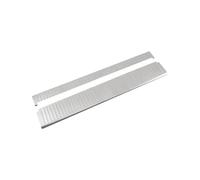 Car Accessories Inner Rear Bumper Cargo Protector Sill Plate Trim For Toyota For Land For Cruiser LC200 2008-2020 2pcs(Silver)