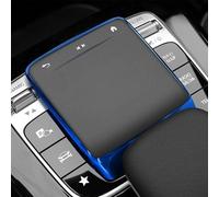 Car Accessories Interior Soft TPU Car Center Control Mouse Screen Protector Cover For Mercedes Benz A B CLA GLE GLS GLB Class W177 W247 C118 W167 (Blue)