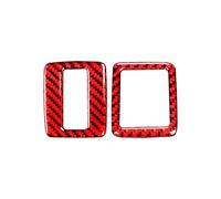 Car Accessories Internal Stickers Window Control Button Decoration For VW For Scirocco R 2009-2016(Rosso)