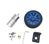 car accessories JGA25-370 geared motor 65mm tire bracket coupling DC6V 12V 24V DIY robot balance chassis(82RPM,DC6V)
