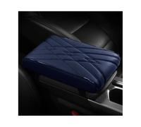 Car Accessories Leather Center Console Armrest Box Mat Pad Cover For VW For Passat B5 B6 B7 B8 B9 For Variant For Phaeton(Blue)