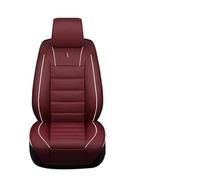 Car Accessories Leather Universal Car Seat Covers For Isuzu For D-MAX For Mu-X 5 Seats Styling Auto Accessories Waterproof(Wine red SE)