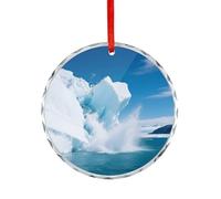 Car Accessories Perito Moreno Glacier Printed Rearview Mirror Pendants Suitable for Decorating Christmas Trees Offices Fireplaces Car Interiors Or Anywhere You Want to Decorate