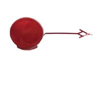 Car Accessories Rear Bumper Tow Hook Eye Cover Cap For Opel For Insignia 2014 2015 2016 2017 Towing Hauling Trailer Lid(Red)