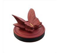 Car Accessories Red Butterfly Air Vent and Dashboard Diffuser with Magnetic Rotating Design Elegant Handmade Aromatherapy Stones Premium Gift Choice (Normal)