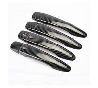 Car Accessories Replacement for Samsung QM6 2016 2017 2018 2019 2020 Door Handle Cover Catch Cap Trim Accessories Door Handle Cover Exterior Trim (Color : Black 2 Buttons)(Black)