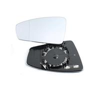 Car Accessories Side Reflective Lens Rearview Mirror Lenses Glass With Heating For VW For Tiguan L 2017 2018 DYDGUTUFB(2PCS left and right)