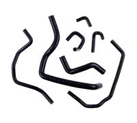 Car Accessories Silicone Radiator Coolant Pipe Tube Hose Kit Auto Set for Prelude BB6 BB8 H22A 1997 1998 1999 2000 2001(Black)