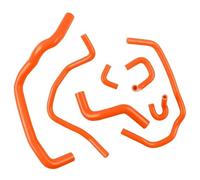 Car Accessories Silicone Radiator Coolant Pipe Tube Hose Kit Auto Set for Prelude BB6 BB8 H22A 1997 1998 1999 2000 2001(Orange)