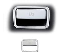 Car Accessories Stainless Steel For Benz A B Class W176 W246 CLA C117 GLA X156 GLE W166 GLS63 350d ML350 2012 320 GL450 Car Electronic Handbrake Frame (Color : 2 pcs)