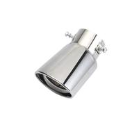 Car Accessories Stainless Steel Tail Tip End Pipe Exhaust Rear Muffler For Nissan For Nismo For Qashqai For Murano For X-trail For Teana 1 Pcs(Silver,Bending type)