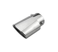 Car Accessories Stainless Steel Tail Tip End Pipe Exhaust Rear Muffler For Nissan For Nismo For Qashqai For Murano For X-trail For Teana 1 Pcs(Silver,Straight type)