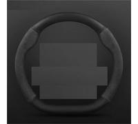 Car Accessories Steering Wheel Cover MicroFiber Leathe + Carbon Fiber Non-slip For Suzuki For Swift 2017-2024 Auto Accessories Styling(D Leather Black)