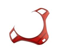 Car Accessories Steering Wheel Panel Decoration Cover Trim Stickers for X1 E84 2009-2016 IENQBVL(Red Style A)