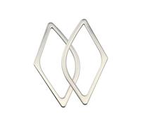 Car Accessories Sticker Style Stainless Steel Inside Door Audio Speak Sound Ring Hood Part Compatible with Hyundai Compatible with Tucson 2015-2018 Decoration