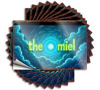 Car Accessories The Enchanted Spiral Sky: A Whimsical Journey Through Clouds Stickers 10Pcs Sticker for Car Window Tool Box Stickers(12X18CM)