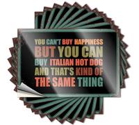 Car Accessories You Can't Buy Happiness But Can Italian Hot Dog Stickers Bumper Stickers Funny Sticker(12X18CM)