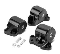 Car Accessory Compatible with Civic for DX LX Sedan 1992 1993 1994 1995 Auto 2 Hole Engine Motor Mounts Bracket Accessory Replacement Kit(Black)