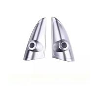 Car Accessory For Benz For Smart 451 For Fortwo Car Interior A-Pillar Rearview Mirror Adjustment Rod Decorative Frame 2 Pieces Interior Mouldings(Silvery)