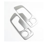 Car Accessory For BMW X3 G01 2017 2018 2019 2020 Stainless Steel Car Seat Adjustment Buttons Frame Decoration 2 Pieces Interior Mouldings(Silver)