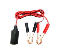 Car Adapter for Battery | with Battery Clamps Heavy Duty Adapter | Car Socket Converter,for Air Compressor Inverter Trucks RV Camping Trips Driving