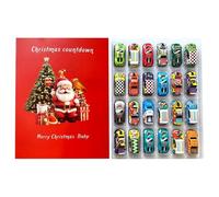 Car Advent Christmas 2025 - Pull Back Vehicle 24 Days, Calendar With Countdown Children Cars For Boys Collectors Living Room Bedroom Family Activity Bom