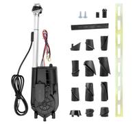 Car Aerial Electric Retractable Automatic Antenna, FM/AM Car Antenna Kit 345mm-1080mm Vehicle Radio Aerial, Five-Section Stainless Steel Telescopic Rod, Waterproof