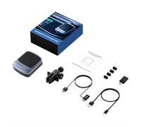 Car AI Bluetooth Box,Magic AI Voice Control Wireless CarPlay & Android Auto Adapter with Interactive Display,Plug and Play Simple Smarter Insights,Universal Compatibility