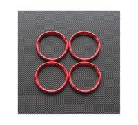 Car Air Center Console Outlet Trim Inner Ring Cover Styling Interior Accessories For A3 8V S3 2014-2019 For Q2 2017 2018 2019 NVNZMFPPW(Red)