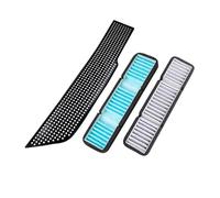 Car Air Cleaner Air Intake Filters for Tesla Model 3 2017-2020 Grille Cover Inlet Vent Protector Internal External replacement(3pcs set)