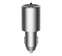 Car Air Cleaner Unit - Compact Ion Generator, Plug Powered Deodorizer, Maintenance Free Freshener | Advanced Fragment Neutralization Capability, Continuous Quiet Performance Maintains Purity