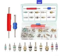 Car Air Con Valve Core Set for Mechanics Shops