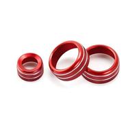 Car Air Condition Audio Volume Control Knob Trim Ring For 1 2 3 3GT 4 X1 F30 F34 F20(RED)