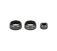 Car Air Condition Knobs Volume Control Button Circle Decoration Ring Cover For BMW For 1/2/3/4 Series For F30 For X1 For F47 13-18 Car Interior