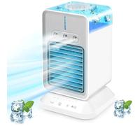 Car Air Conditioner, 3 Wind Speeds,3 Spray Modes Mobile Air Con 2/4 H Timer,120° Oscillating Cold Air Conditioners for Home for Room Office