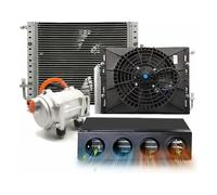 Car Air Conditioner Cool Heat A For C Auto Electric Air Conditioning Compressor Evaporator Condenser Fan Universal