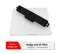 Car Air Conditioner Filter A/C Cabin Filter Cover for Dodge Ram 1500 2500 3500 Jeep Chrysler 68406048AA 68318365AA WHITE