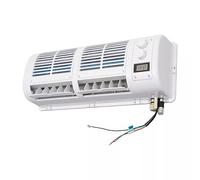 Car Air Conditioner Kit 12V Fan Air Conditioner Air Cooling Fan 60 * 15 * 22cm Air Cooler LCD Small Hanging with Mounting Kit, 200w Wall Air Conditioners Fan for Truck Caravan Caravan Bus
