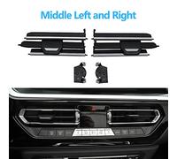 Car Air Conditioner Vent Air Car Middle Left Right Air Vent Grille AC Vent Slide Clip Repair/Fit For BMW 1 2 3 4 Z4 X3 X4 Series F40 F44 G20 G28 G29 G01 G02(Middle L and R)