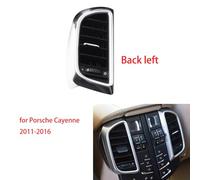 Car Air Conditioner Vent Air Front Left Right Rear Air Conditioning AC Vent Outlet Grille Complete Assembly/Fit For Porsche Cayenne 2010-2017 7P5819727E(Rear Left)